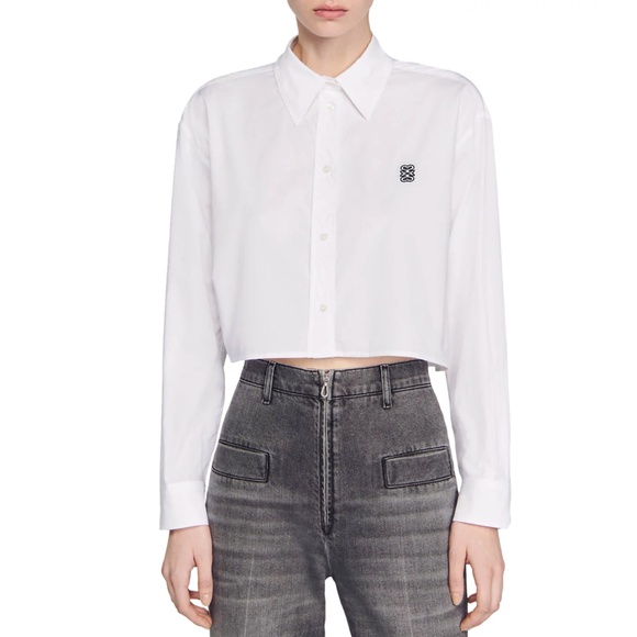 Kim Cropped Shirt - Picture 1 of 6